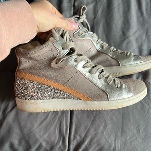 Dolce Vita silver high tops
